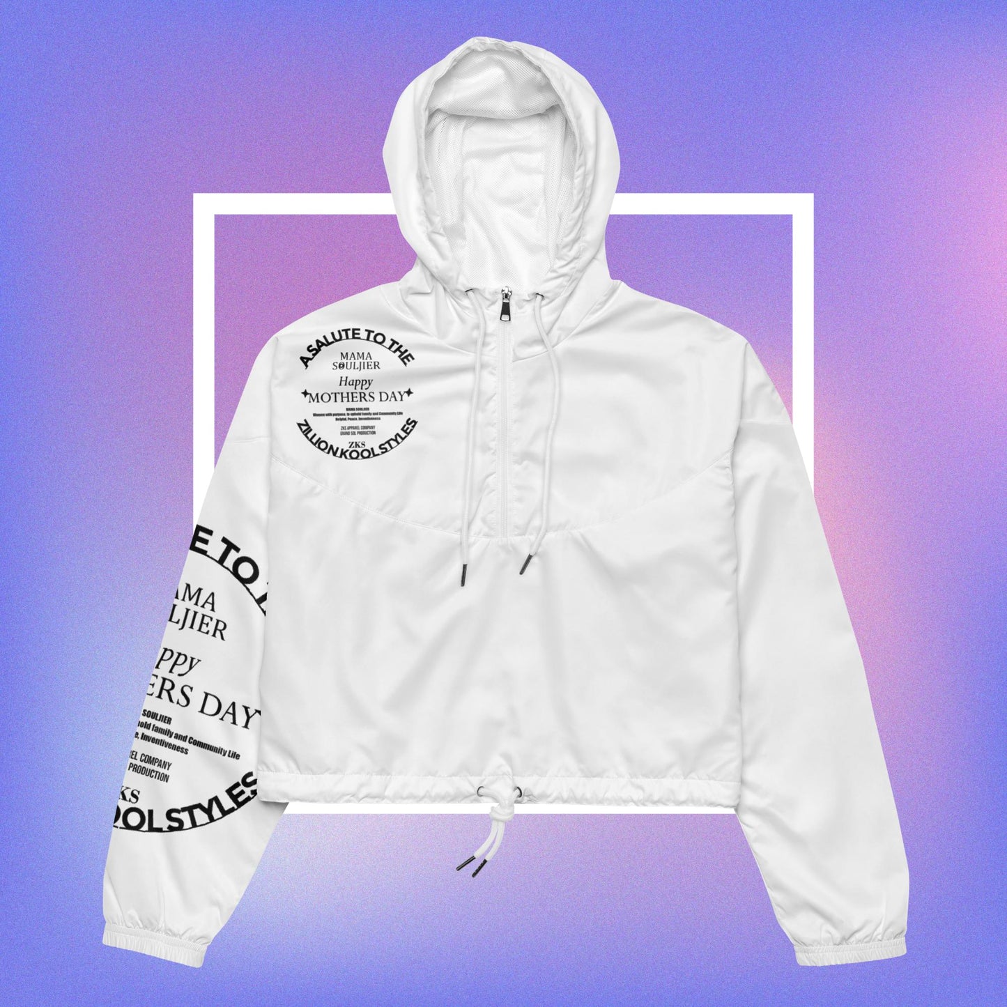 Women’s cropped windbreaker (Mother's Day Gift)