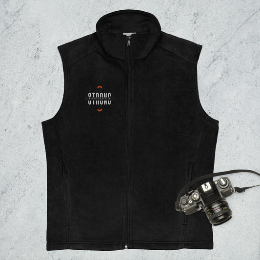 Men’s Columbia fleece vest (Papah Souljier Strong)