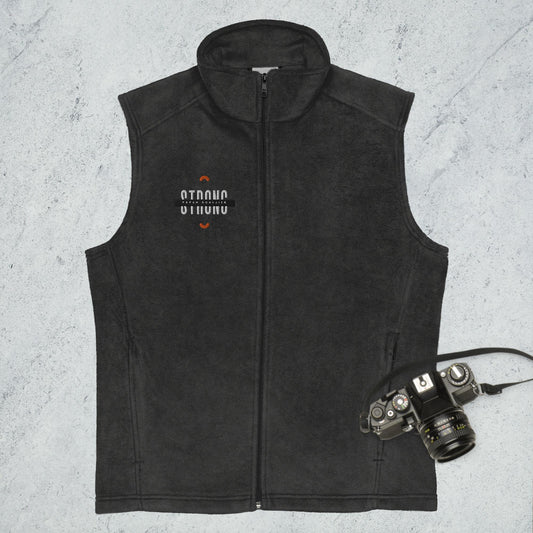 Men’s Columbia fleece vest (Papah Souljier Strong)