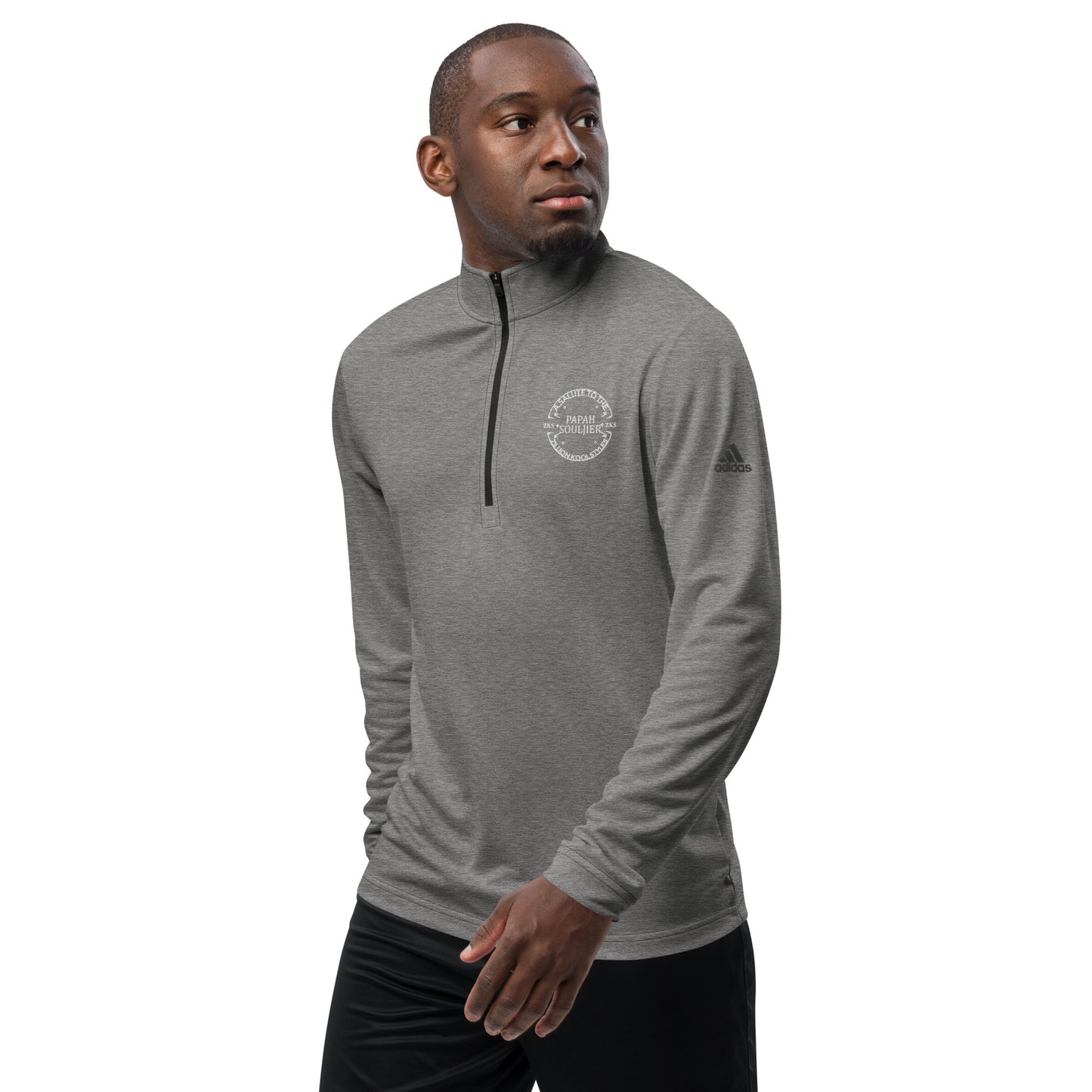 PAPAH Souljier Quarter zip workout pullover