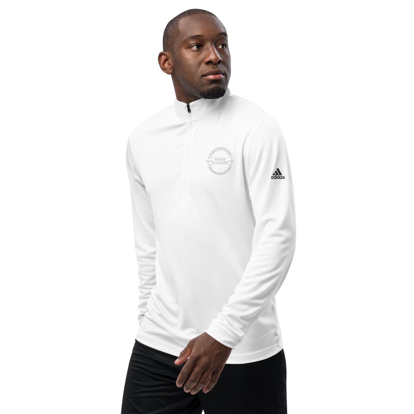 PAPAH Souljier Quarter zip workout pullover