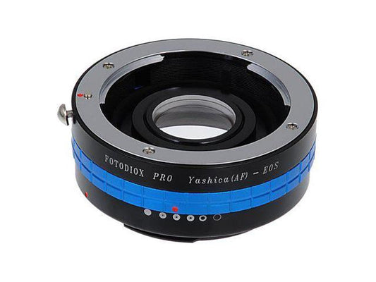 Fotodiox Pro Lens Mount Adapter - Yashica 230 AF SLR Lens to Canon EOS (EF, EF-S) Mount SLR Camera Body with Built-In Aperture Control Dial