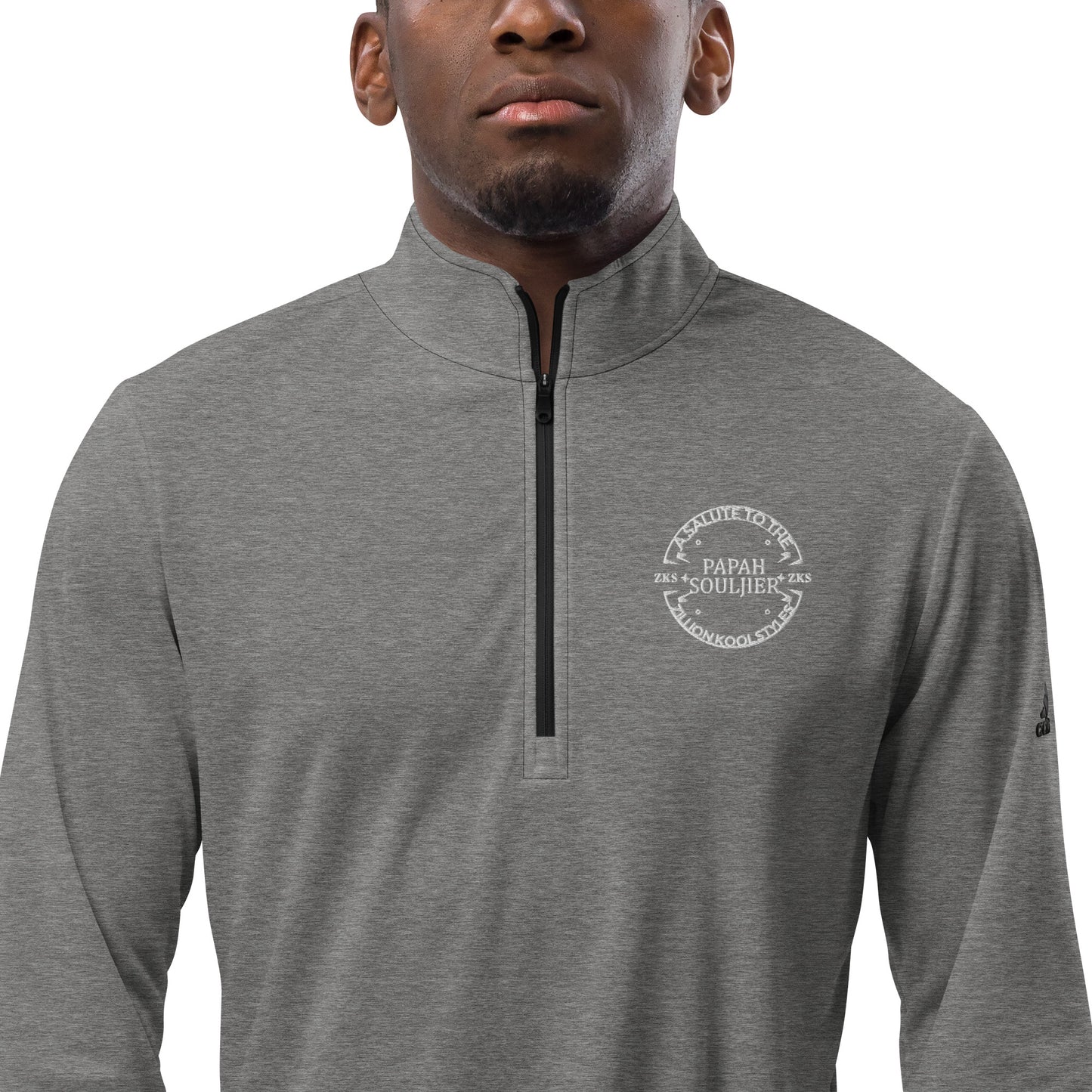 PAPAH Souljier Quarter zip workout pullover