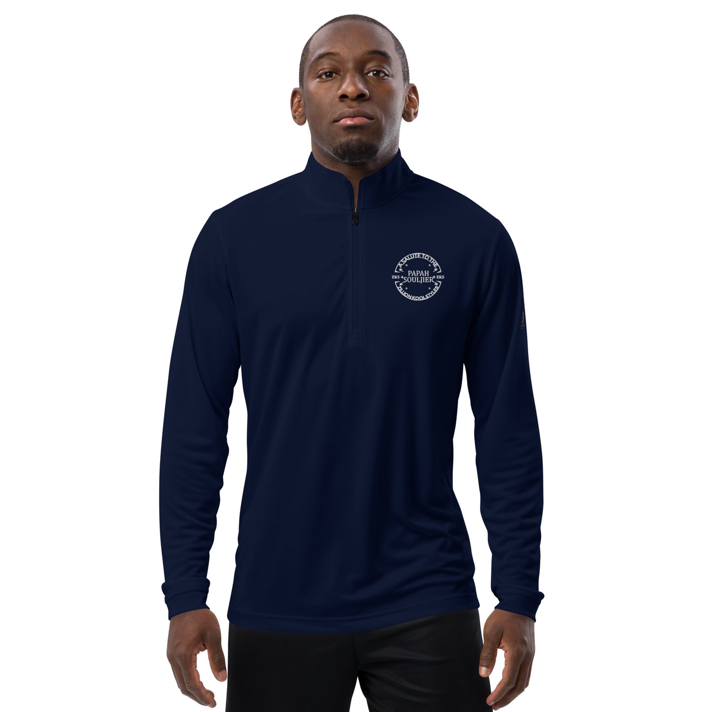 PAPAH Souljier Quarter zip workout pullover