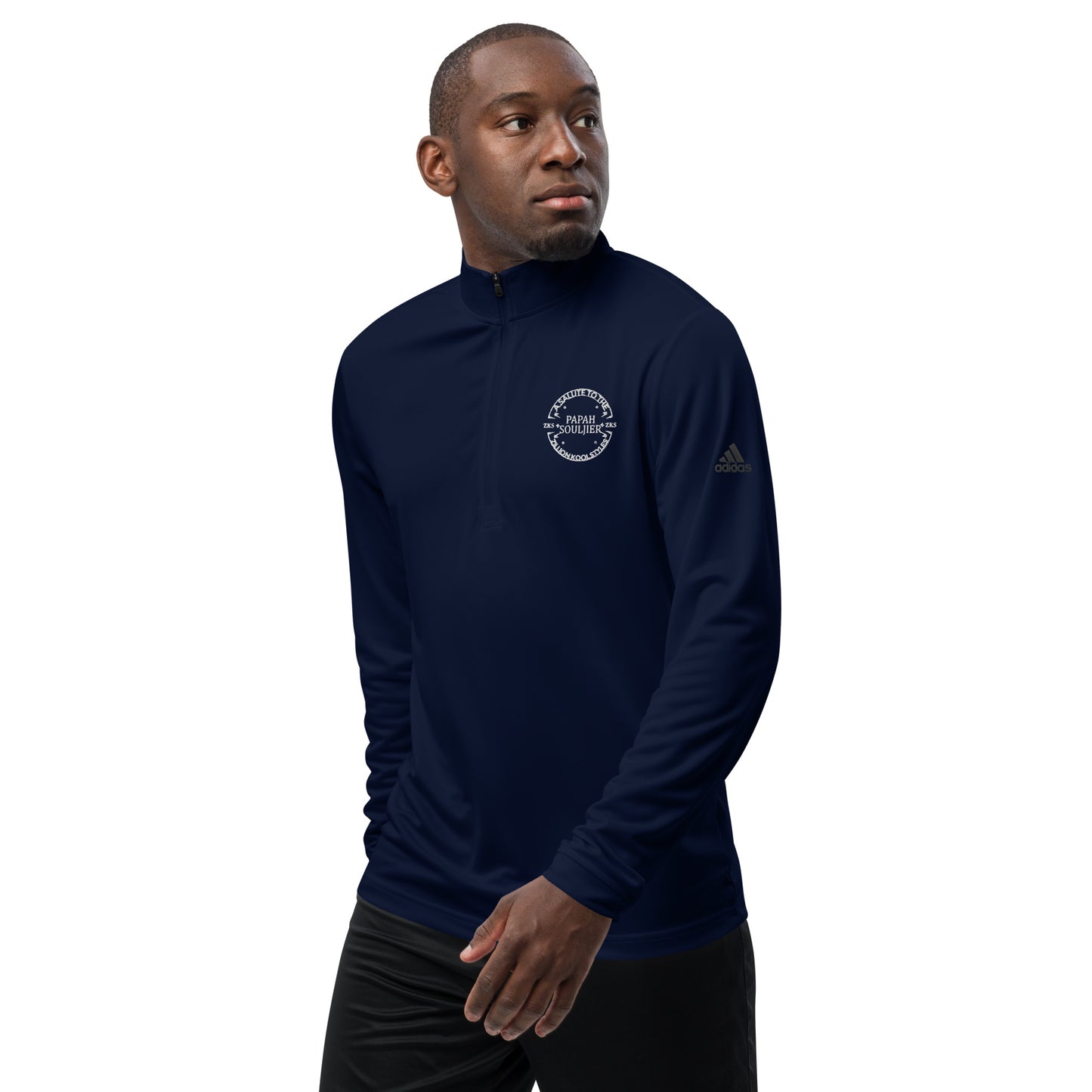 PAPAH Souljier Quarter zip workout pullover